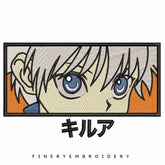 Killua Zoldyck Hunter X - Animé  - Embroidery Design - FineryEmbroidery